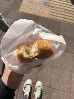 Cinnamon sugar donut   at Atago - Saunas  in Tokyo