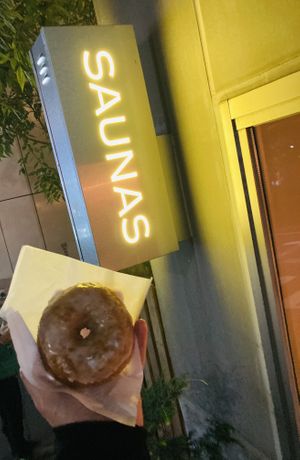 My donut  at Atago - Saunas  in Tokyo