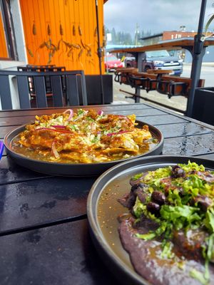 Next door to Kona Bikes! Lovely patio. at Cornelia Fine Tacos in North Vancouver