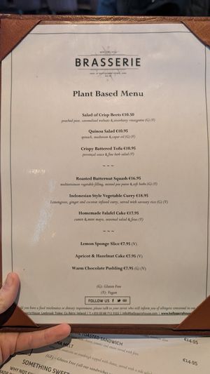  at The Brasserie at Ballygarry Estate Hotel and Spa in Tralee