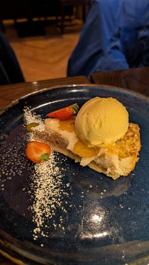 Apricot hazelnut at The Brasserie at Ballygarry Estate Hotel and Spa in Tralee