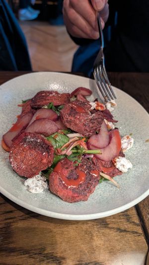 Beet salad at The Brasserie at Ballygarry Estate Hotel and Spa in Tralee