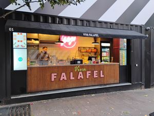 at Viva Falafel Boxpark Wembley in North West London