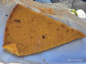 Farinata at Focaccia e Dintorni in Genoa