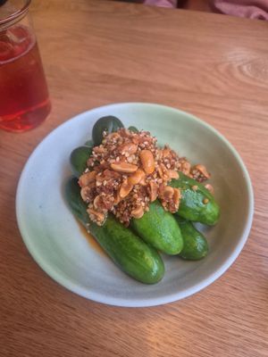 Smashed Cucumber Salad at HIKARI in Zurich