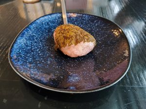 Sakura mochi at HIKARI in Zurich