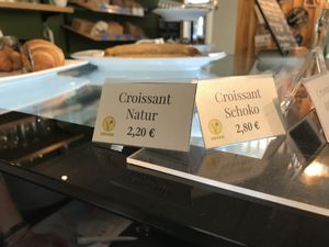 Vegan croissants  at Initiative Poing Unverpackt in Poing