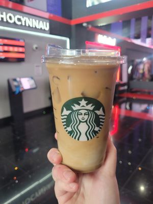 Large Iced Oat Latte at Starbucks Coffee in Broughton