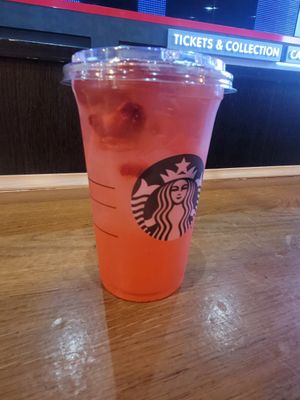Strawberry Acai Refresher at Starbucks Coffee in Broughton