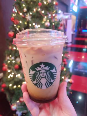 Iced Brown Sugar Oat Shaken Espresso (Medium) at Starbucks Coffee in Broughton