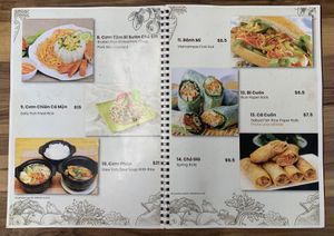 menu 2  at Tinh Lac Quan in Inala