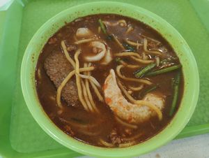 Penang prawn noodles at Shu Vegetarian - 蔬方斋 - Jurong West in West Singapore