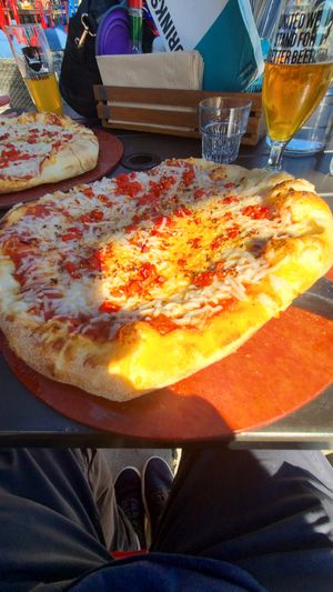 Roasted pepper and chili pizza at BrewDog in Canal Winchester