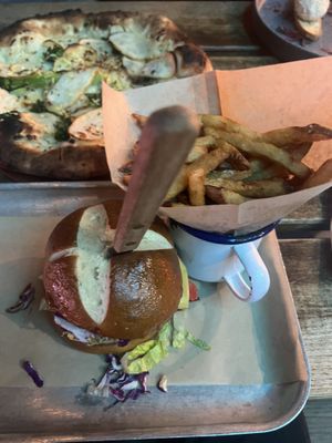 Beyond meat burger    at BrewDog in Las Vegas