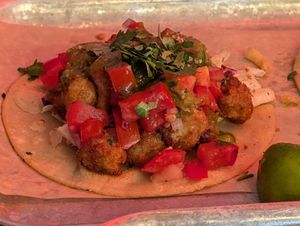 Cauliflower taco at BrewDog in Las Vegas