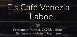 Eisbechern  at Eiscafé Venezia in Laboe