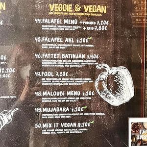 Vegan plate dishes at AKL in Aachen