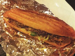 falafel baguette at AKL in Aachen