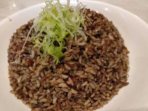 Olive brown rice at Whole Earth 环界蔬食 in Central Singapore