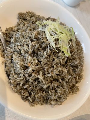 Olive rice at Whole Earth 环界蔬食 in Central Singapore