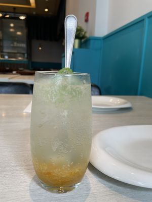 Yuzu freezie at Whole Earth 环界蔬食 in Central Singapore