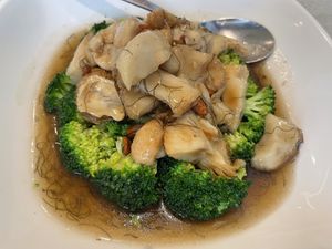 Vege, mushrooms and mixed well with da gui ! at Whole Earth 环界蔬食 in Central Singapore