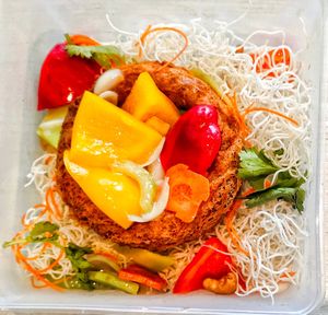 Yam ring at Whole Earth 环界蔬食 in Central Singapore