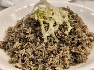 olive rice set at Whole Earth 环界蔬食 in Central Singapore