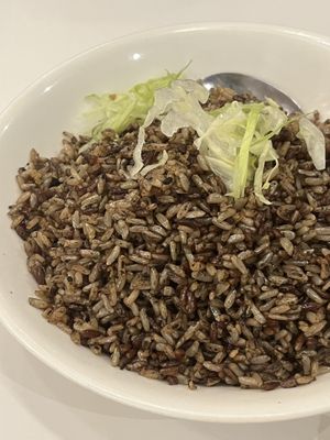 Olive fried rice  at Whole Earth 环界蔬食 in Central Singapore