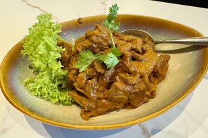 Penang rendang (made with shiitake mushrooms)  at Whole Earth 环界蔬食 in Central Singapore