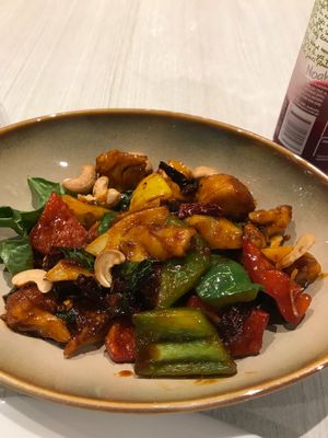 spicy and heavenly good at Whole Earth 环界蔬食 in Central Singapore