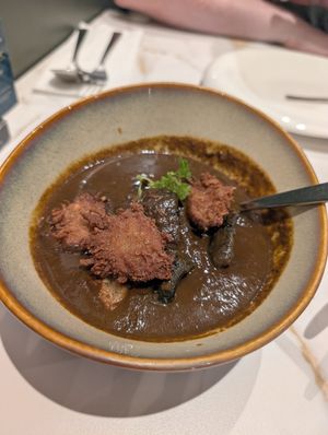 Nutty buah keluak at Whole Earth 环界蔬食 in Central Singapore