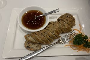 5 spice ngor hiang roll  at Whole Earth 环界蔬食 in Central Singapore