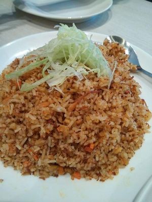XO fried rice at Whole Earth 环界蔬食 in Central Singapore