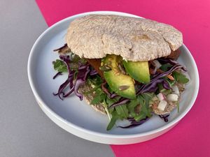 Tofu Sarnie at Mood Cafe in London