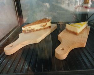 Cakes at Mood Cafe in London