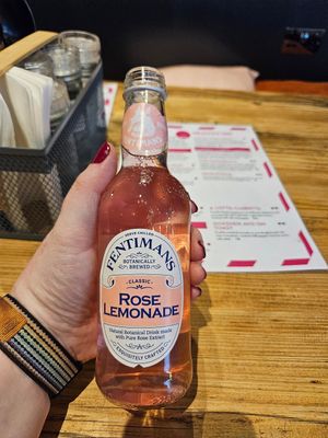 Rose Lemonade at Mood Cafe in London