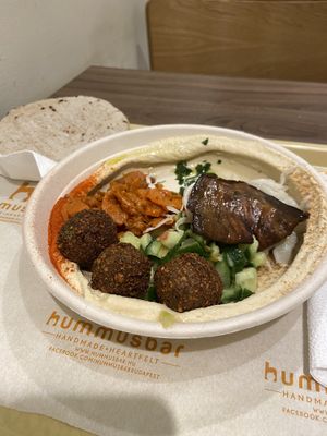   at Hummusbar in Budapest