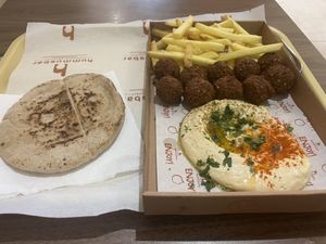   at Hummusbar in Budapest