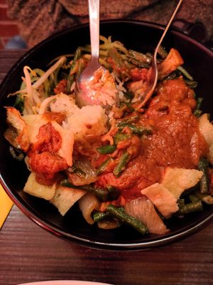 Gado gado at Kampong Express in Rotterdam