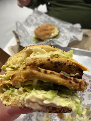 Gf famous burger   at Odd Burger in Regina