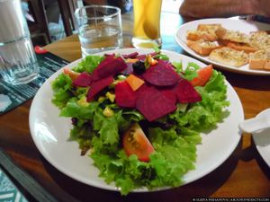 Beetroot salad  at Coriander in Phnom Penh