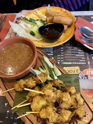 Spring roll starter   at Banana Tree in Birmingham