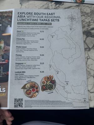 Menu 4 as of May 2024  at Banana Tree in Birmingham