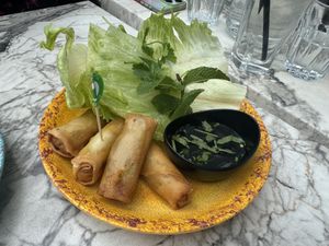 Spring rolls  at Banana Tree in Birmingham