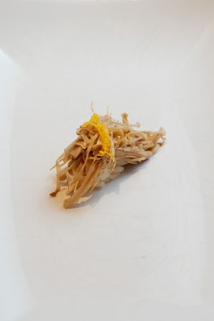 Enoki Mushroom Sushi (from Vegan Sushi Course) at Ichi Azabu in Tokyo