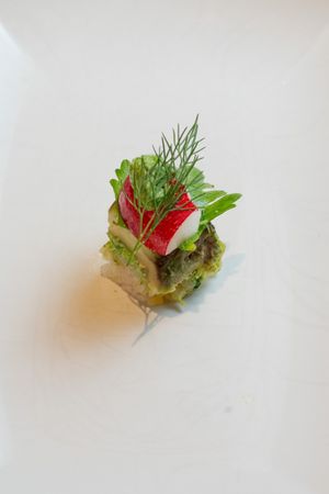 Avocado Box Sushi (from Vegan Sushi Course) at Ichi Azabu in Tokyo