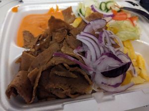 Veganer Teller at Bibo‘s in Witten