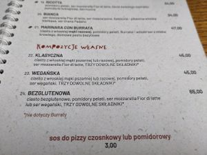 customizable vegan pizza at Fabryka Pizzy in Nowy Sacz