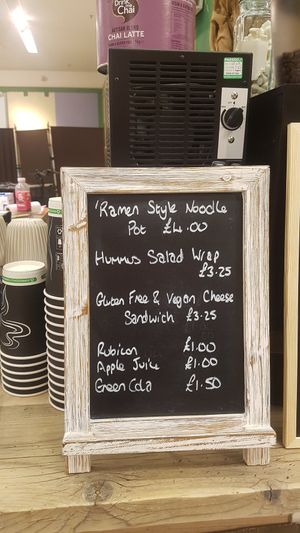 Lunch menu - changes daily! at Busy V Bakery  in Bristol